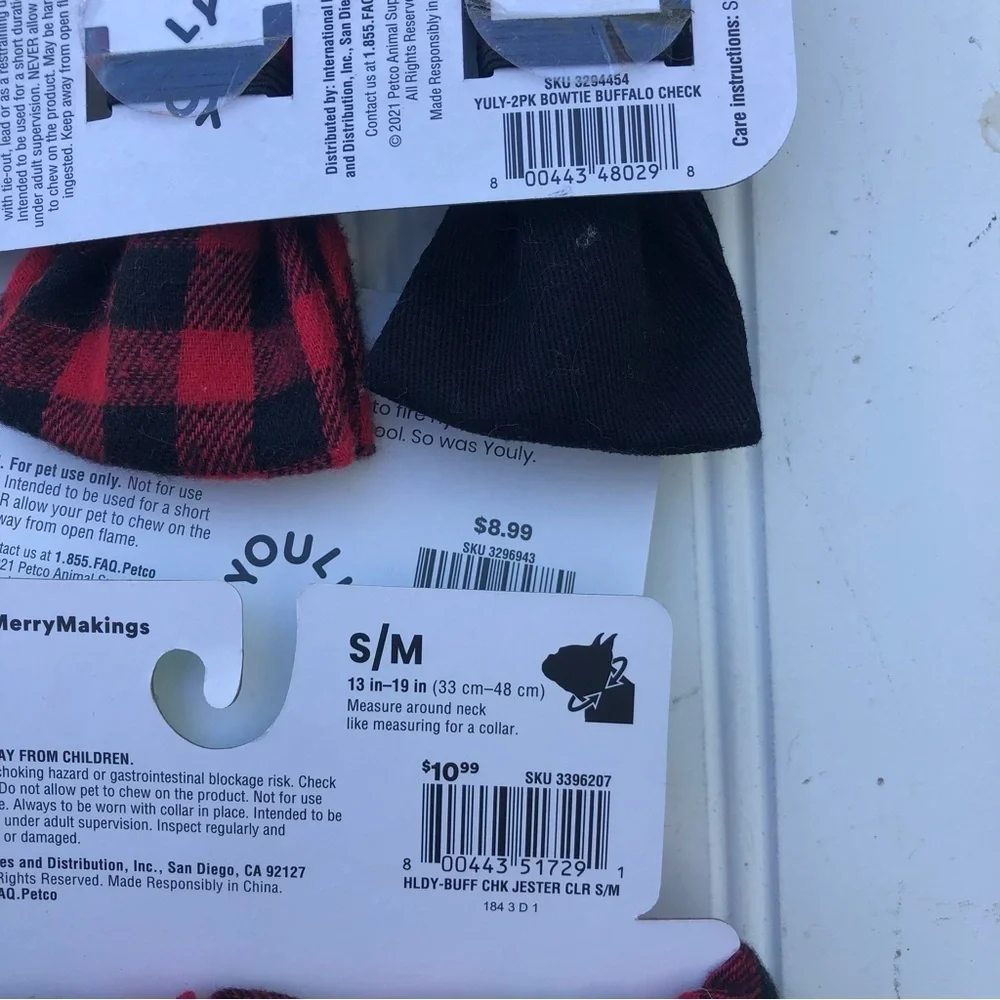 Holiday dog accessory bundle S/M​